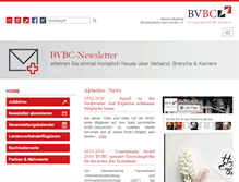 Tablet Screenshot of bvbc.de